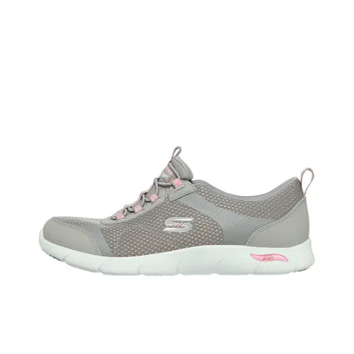 Skechers Arch Fit Series Casual Shoes Women's Low-Top Gray/Pink