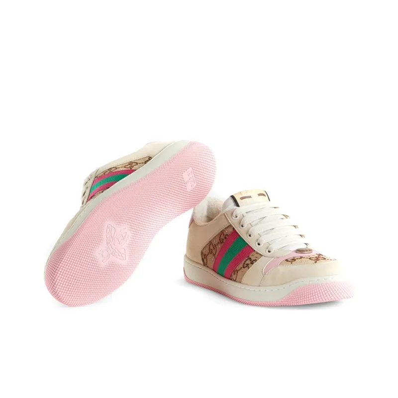 GUCCI Women's Gg Screener 'GG Canvas Beige Pink' Women's-4