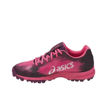 Asics Gel-Hockey Typhoon 3 Anti-Slip And Wear-Resistant Breathable Low-Top Running Shoes Women's Black Pink