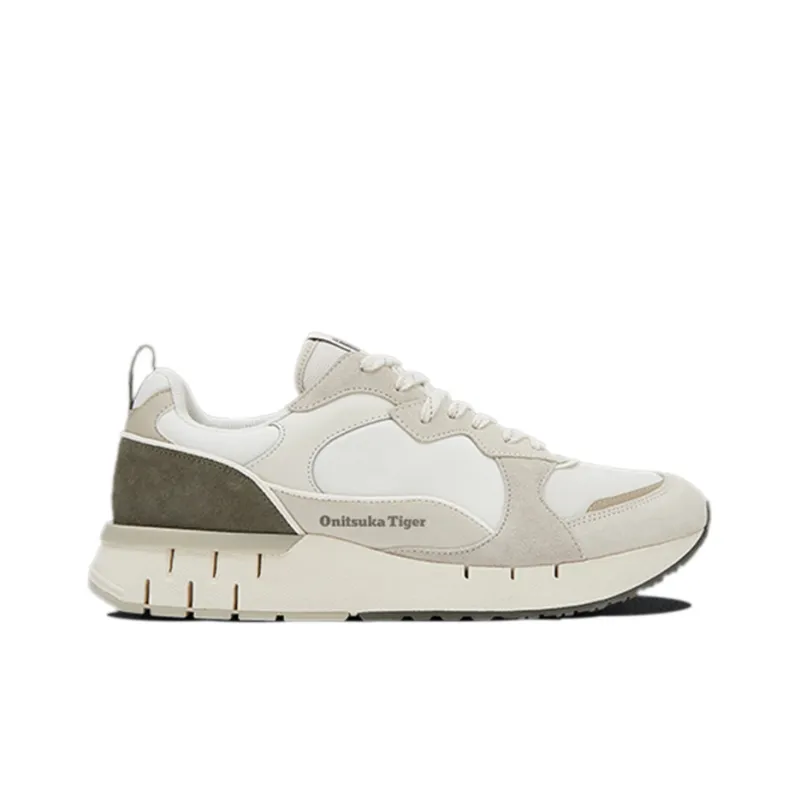 Onitsuka Tiger Bravon Shoes 'White Beige Green'-1