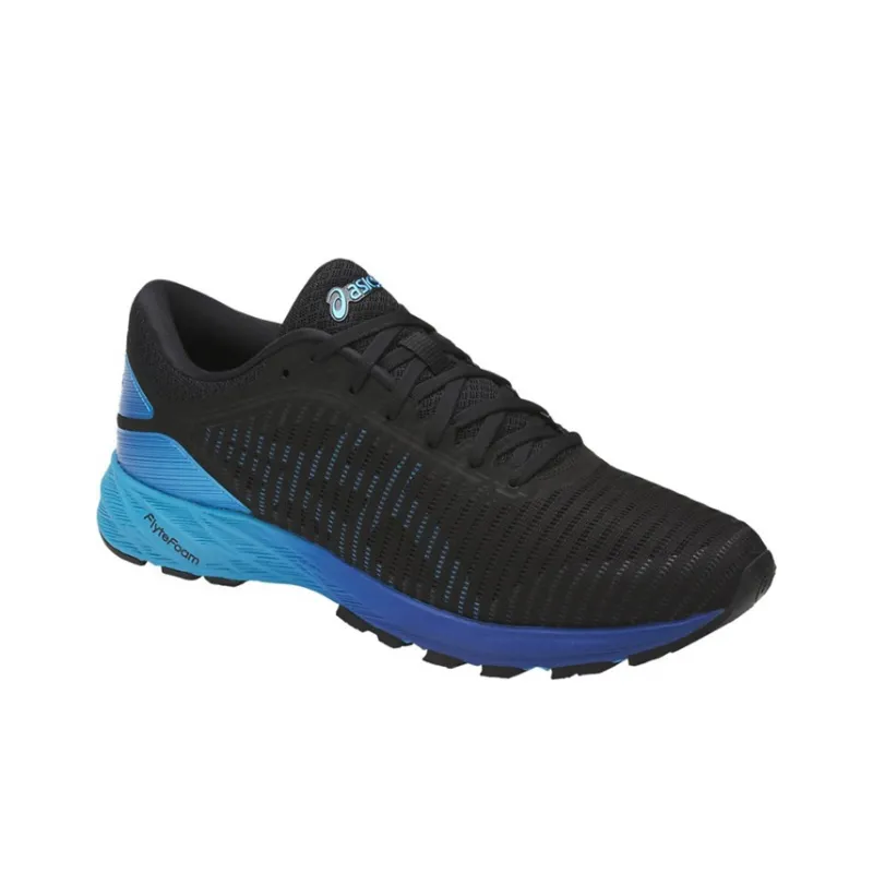 Asics Dynaflyte 2 Anti-Slip And Wear-Resistant Breathable Low-Top Casual Running Shoes Men's Black Blue-2