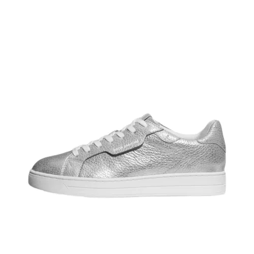 MICHAEL KORS Skateboard Shoes Women's Low-Top Silver