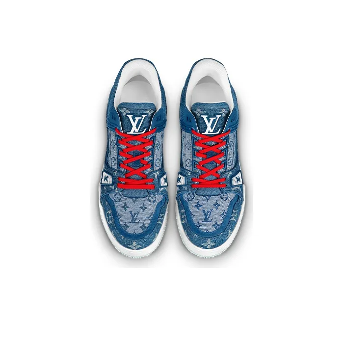 LOUIS VUITTON Trainers 'China Exclusive Denim Blue Red'-2