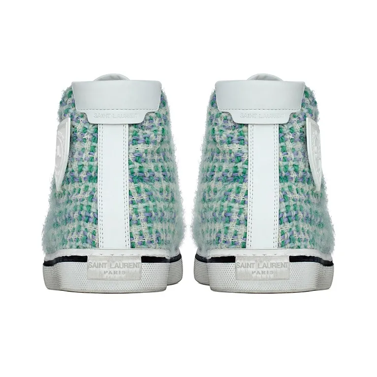 SAINT LAURENT Bedford Lace-Up Sneakers Women's-4