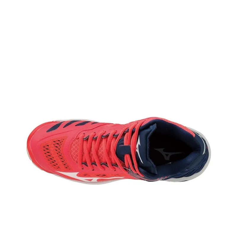 Mizuno Wave Lightning Z5 Running Shoes Unisex Mid-Top Red/Blue-2