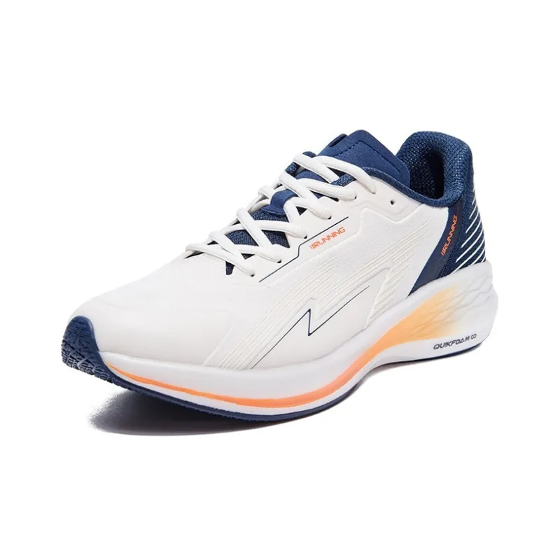 361° Wing 2.0 Q Pop Ultra Technology Cushioning Anti Slip And Wear Resistant Low Top Running Shoes White Blue-2