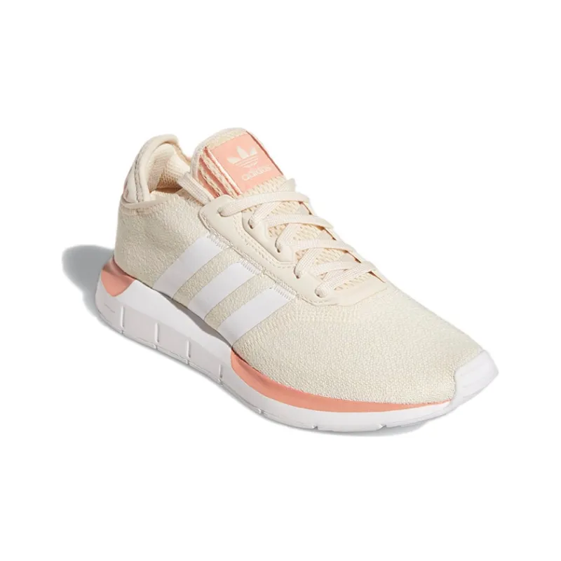 Adidas Originals Swift Run Lightweight Wear-resistant And Non-slip Low-Top Running Shoes Women's Beige Orange-2