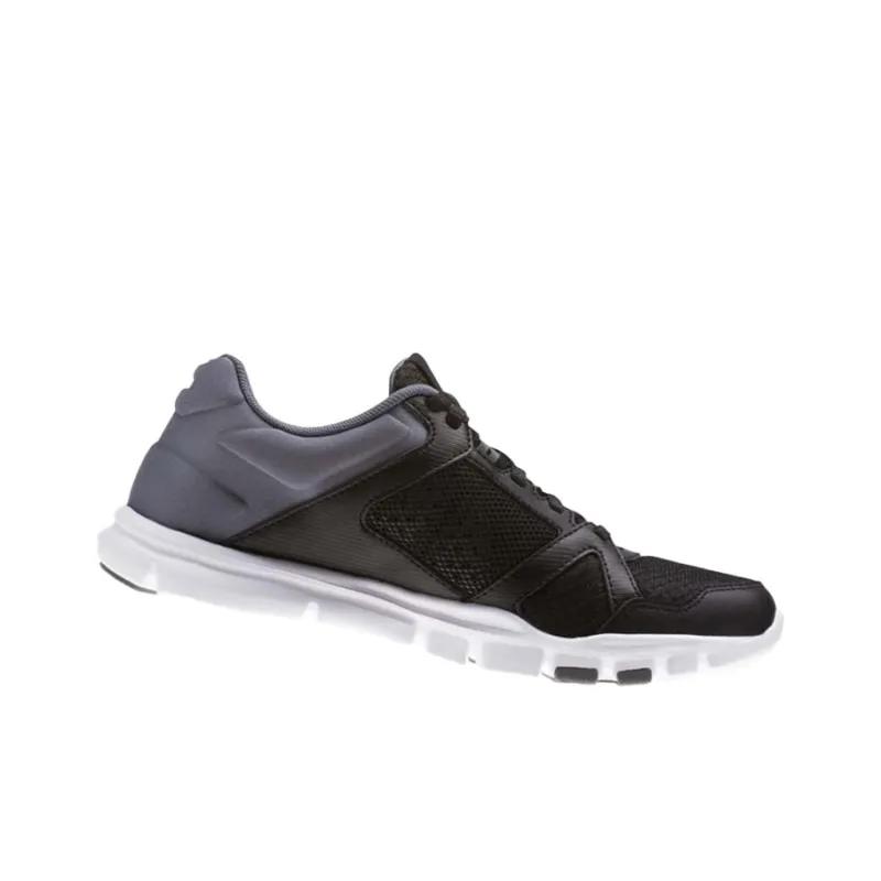 Reebok Yourflex Trainette Breathable Lightweight Low-Top Running Shoes Women's Black Gray-3