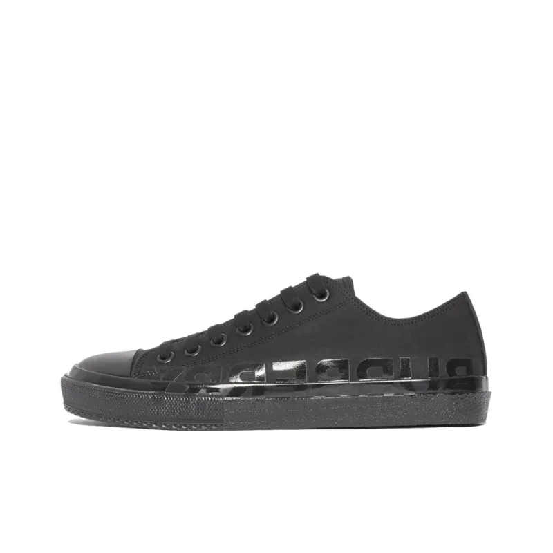Burberry Larkhall Low Top Stylish Skateboarding Shoes Men's Pure Black-0