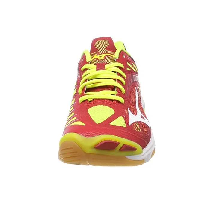 Mizuno Wave Lightning Z4 Running Shoes Unisex Low-Top Red/Yellow-3
