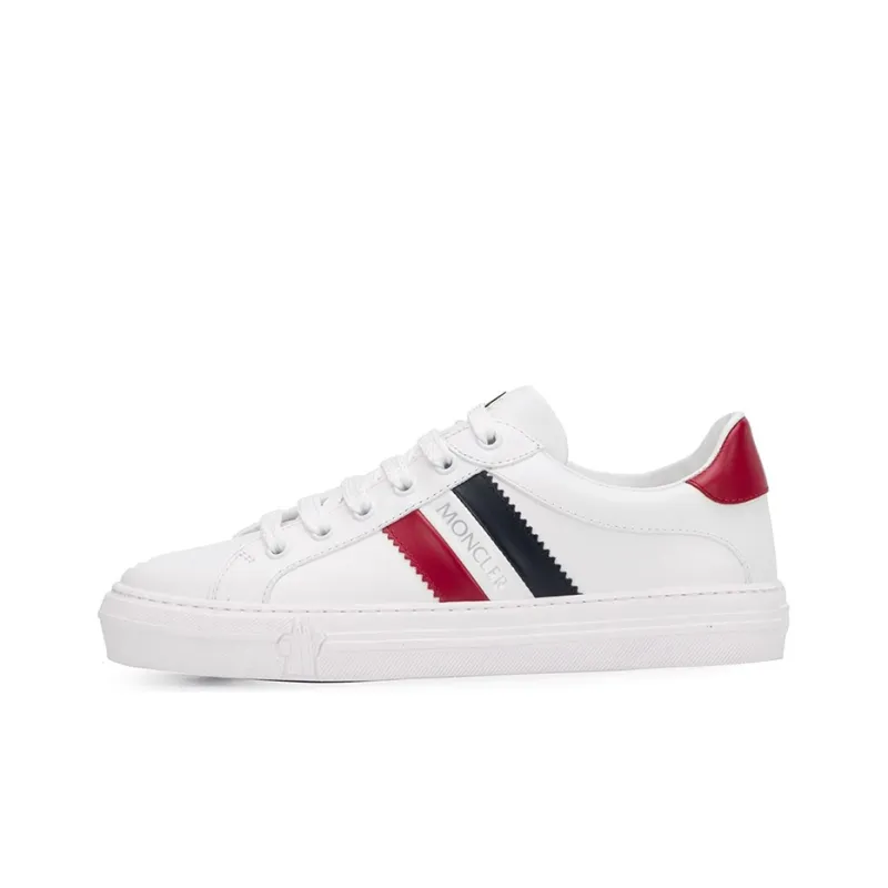 Moncler Low Top Stylish Skateboarding Shoes Women's White-0