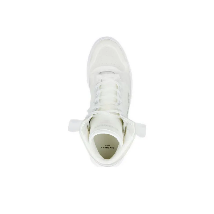 Givenchy Wing High Top Stylish Skateboarding Shoes Men's White-3