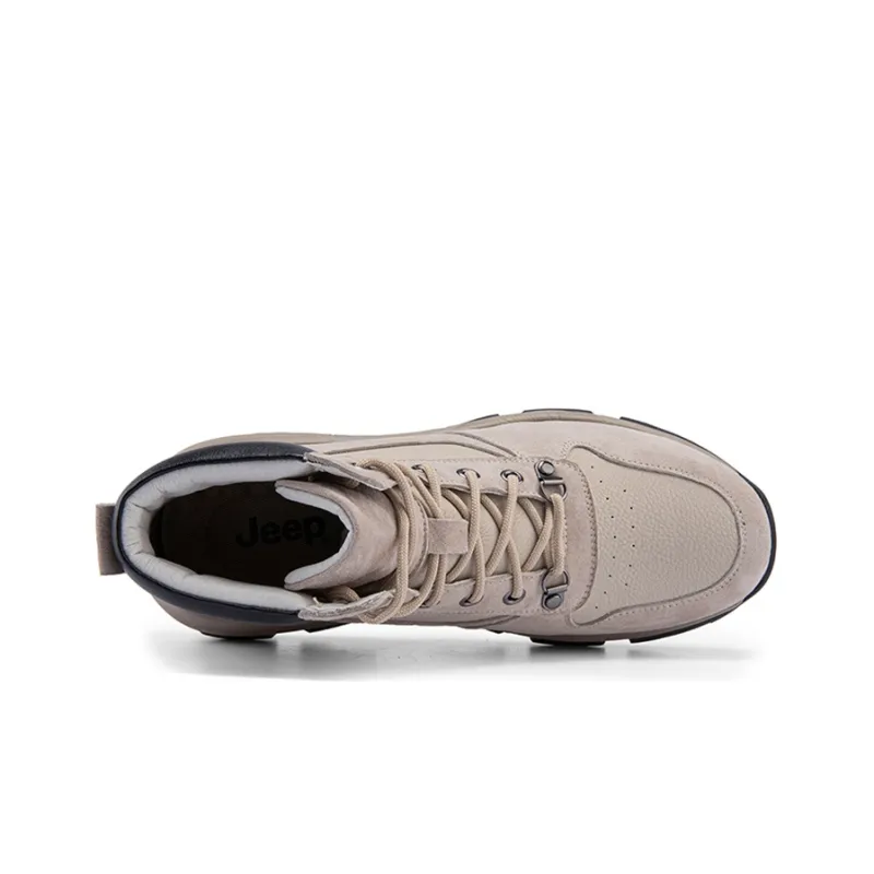 Jeep Wear Resistant Slip Resistant High Top Outdoor Shoes Men's Sand-2
