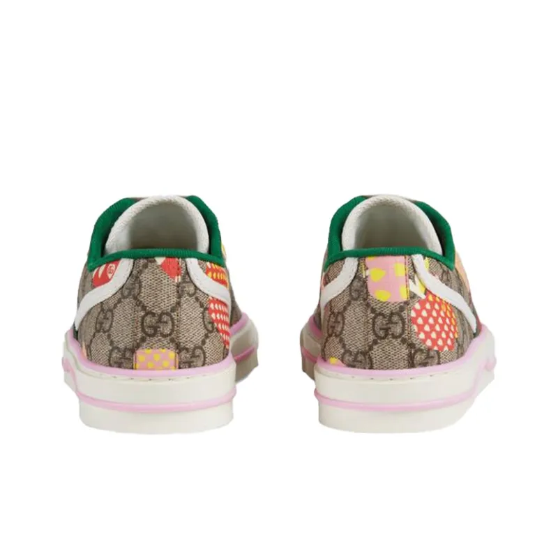 GUCCI Tennis 1977 Canvas Ebony Multicolor Women's-4