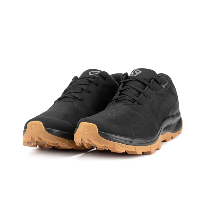 SALOMON Outbound GTX Anti-Slip And Wear-Resistant Water-Resistant Support Low-Top Trekking Shoes Men's Black-2