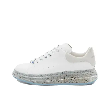 Alexander McQueen Oversized White Splatter Blue