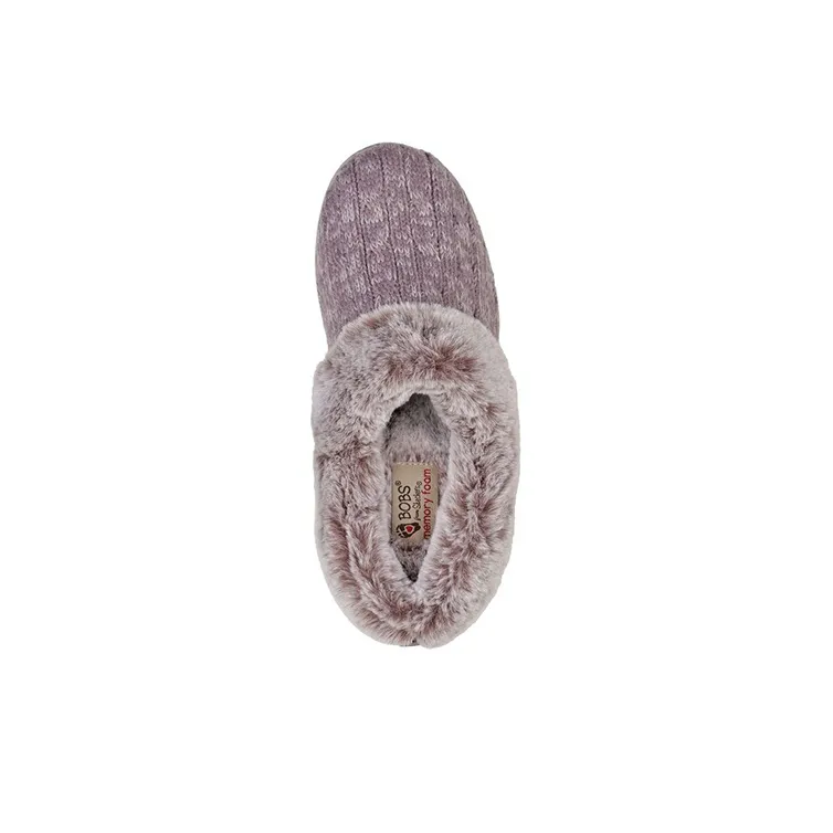 Skechers Bob's Keepsakes-Ice Angel Cushioning Anti-Slip And Wear-Resistant Low-Top Casual Shoes Women's Fuchsia-3