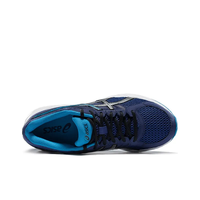 Asics Gel-Contend 3 Wear-Resistant Low-Top Running Shoes Men's Blue White-2