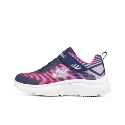Skechers GO RUN Slip Resistant Cushioning Wear Resistant Kids' Running Shoes Pink Teenagers