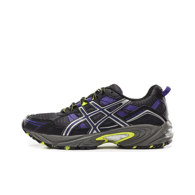 Asics Gel-Venture 4 Wear-Resistant Low-Top Running Shoes Women's Black Purple-0
