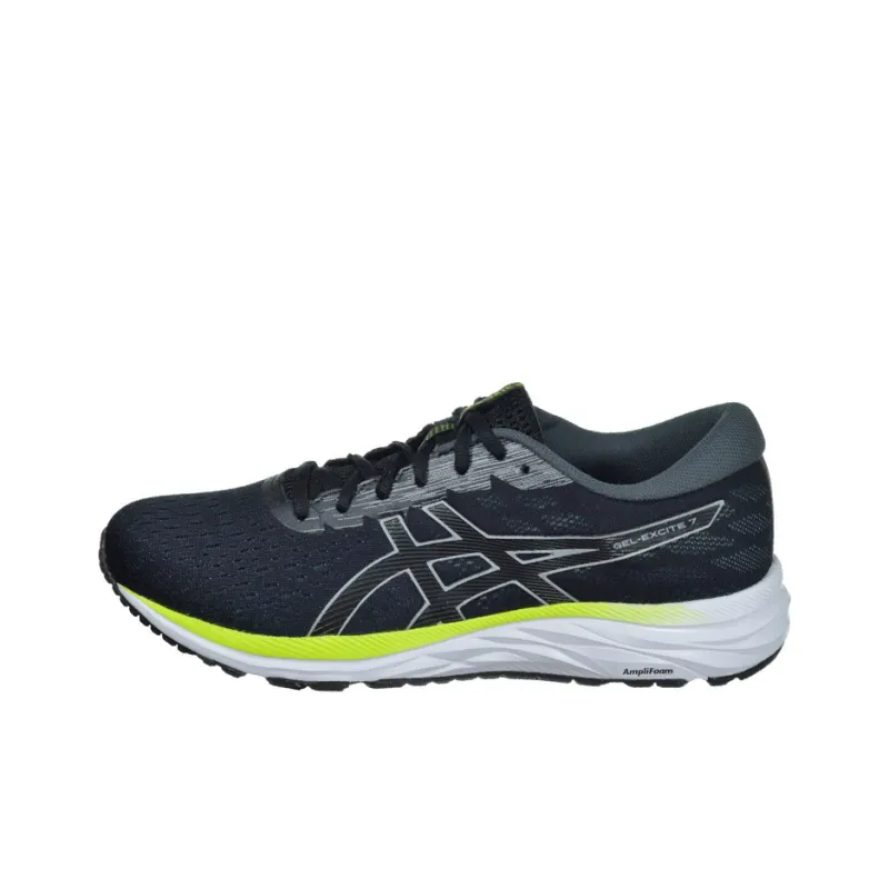 Asics Gel-Excite 7 Wear-Resistant Low-Top Running Shoes Men's Navy Blue-0