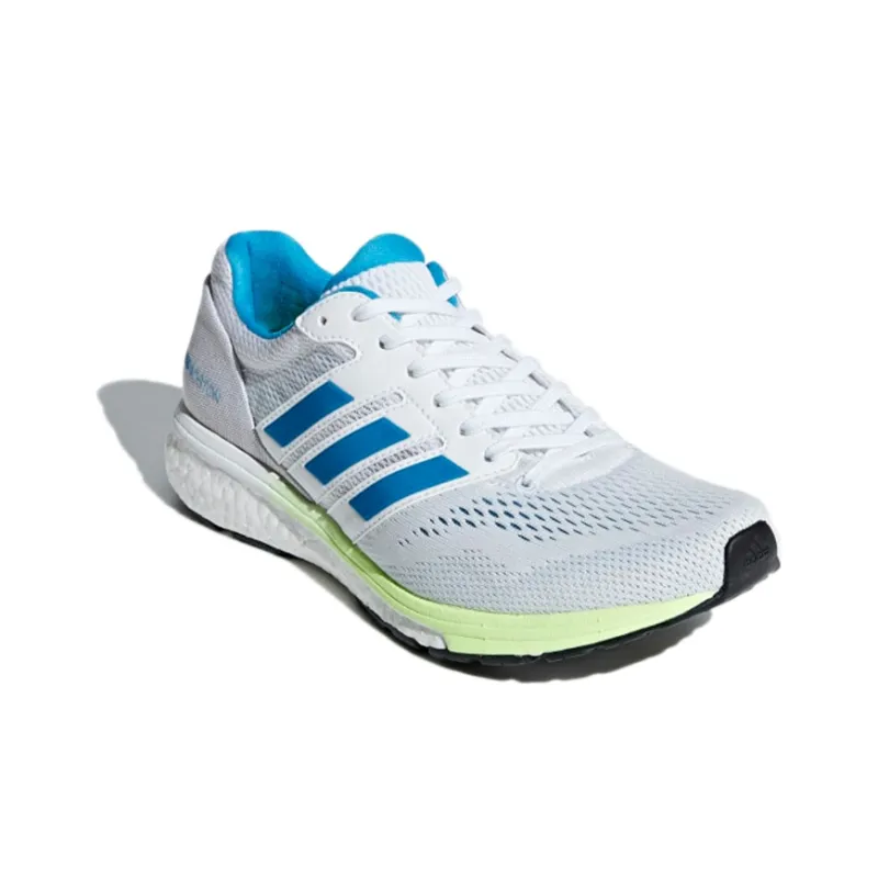 Adidas Adizero Boston 7 'White Shock Cyan' Women's-2
