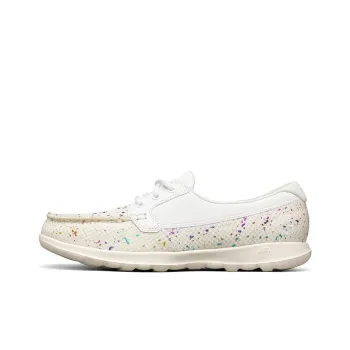 Skechers GO WALK Lite Casual Shoes Women's Low-Top White/Blue/Purple