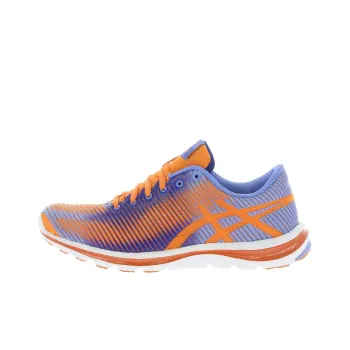 Asics Gel-Super J33 2 Anti-Slip Wear-Resistant Low-Top Running Shoes Women's Orange Yellow Purple