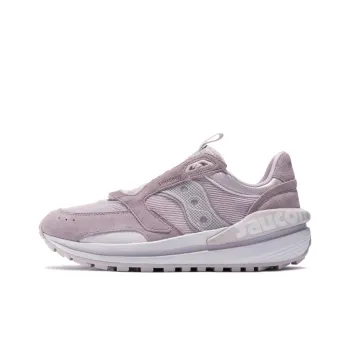 Saucony Jazz Cushioning Anti Slip Wear Resistant Breathability Low Top Running Shoes Women's Pink