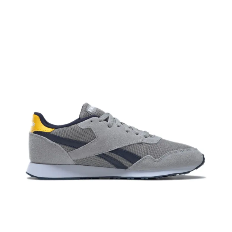 Reebok Royal Ultra Cushioned Wear-Resistant Breathable Low-Top Running Shoes Men's Gray-1