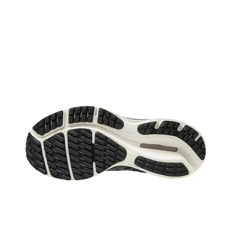 Mizuno Women's Wave Rider 24 Waveknit 'Black Ivory' Women's-3