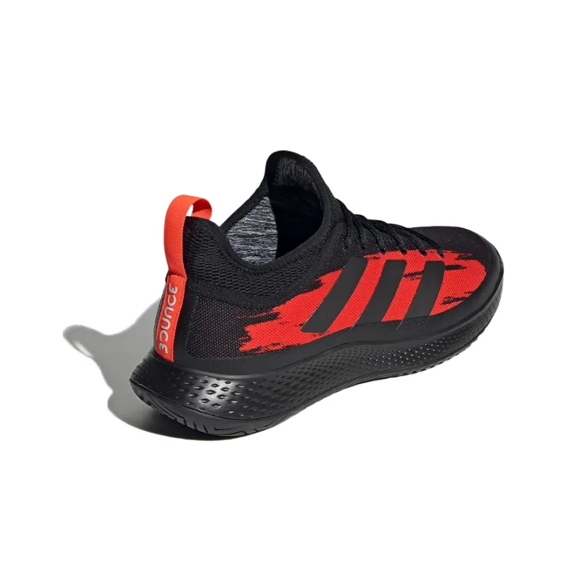 Adidas Defiant Generation Black Solar Red-3