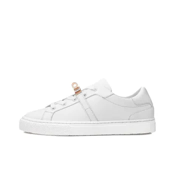 HERMES Day Low Top Stylish Skateboarding Shoes Women's White