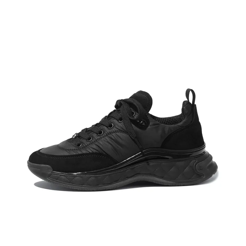 CHANEL Cushioned Slip Resistant Low Top Casual Shoes Women's Black-0