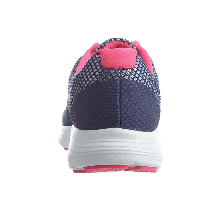 Nike REVOLUTION 3 Cushioning Breathable Lightweight Low-Top Running Shoes Men's Blue Pink-3