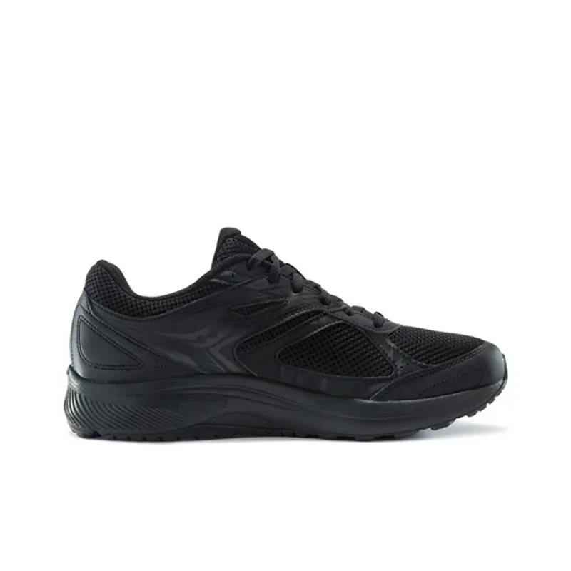 saucony Cohesion 14 Lace Big Kid 'Triple Black'-1