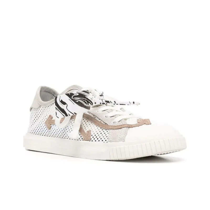 OFF WHITE New Low Vulcanized Meshnet White Beige-2