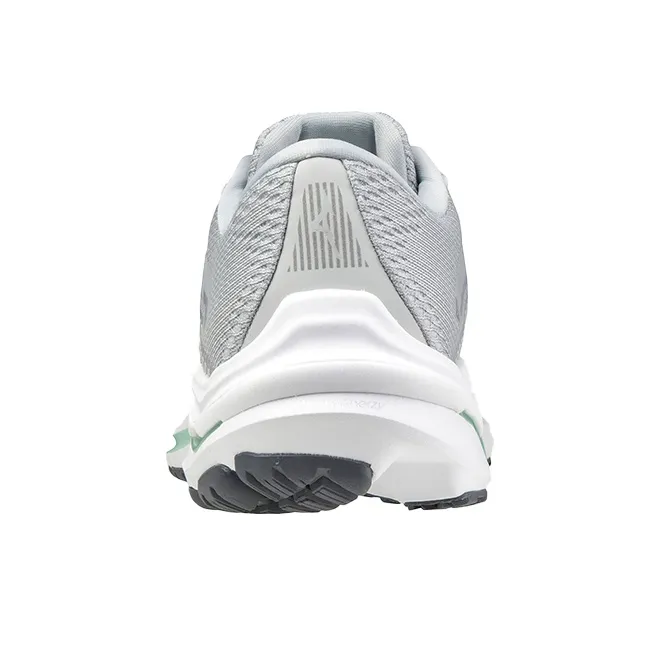 Mizuno Wave Inspire 17 Running Shoes Women's Low-Top Gray/White/Green-3