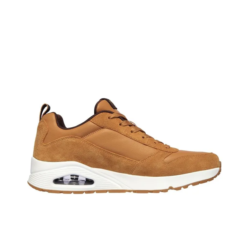 Skechers Uno Series Casual Shoes Men Low Top Brown-1