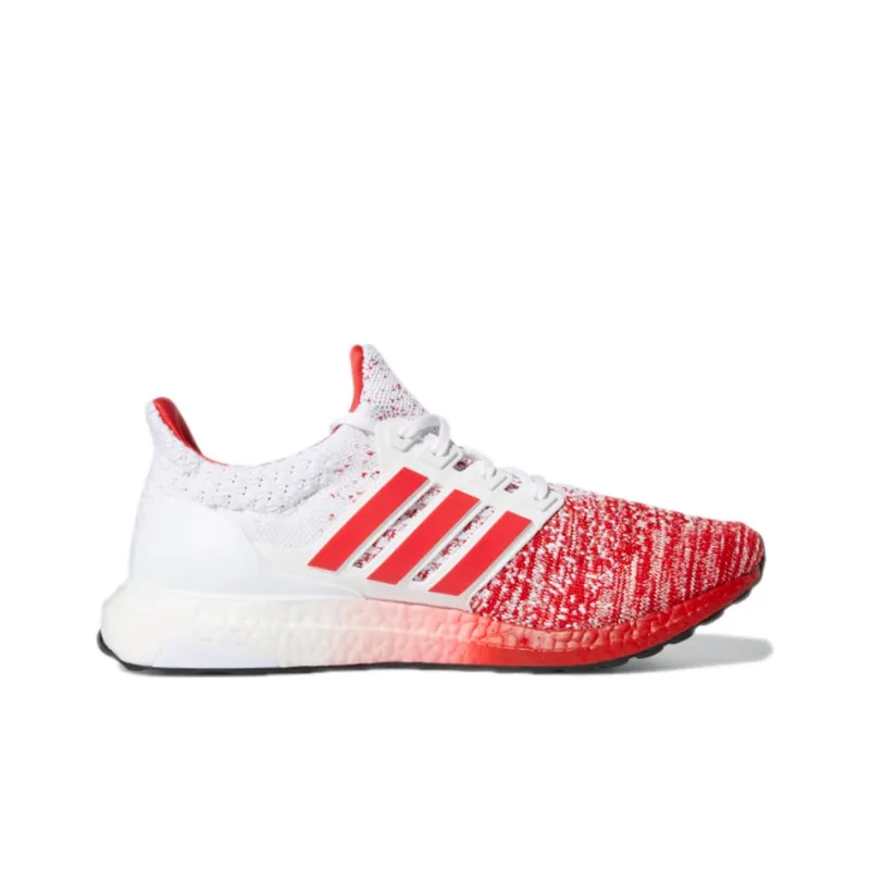 Adidas ULT Wear-resistant Non-slip And Breathable Low-Top Running Shoes Men's White Red-1
