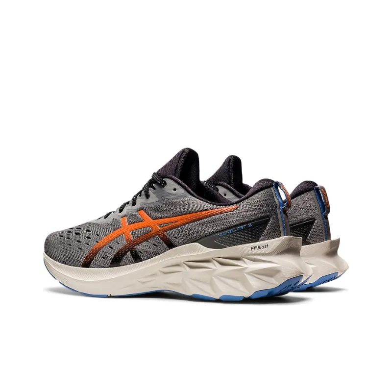 Asics Novablast 2 'Clay Grey Shocking Orange'-3