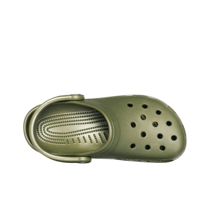 Crocs Classic Beach Unisex Army Green Sandals-2