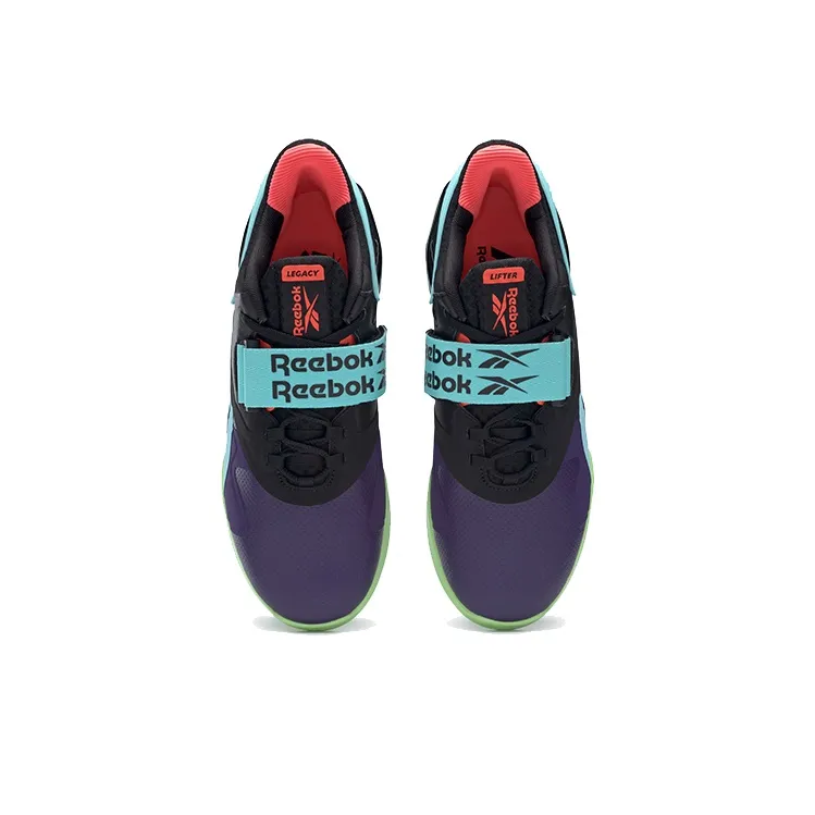 Reebok Legacy Lifter 2 Black Neon Mint-4