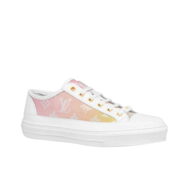 LOUIS VUITTON Stellar Low-Top Stylish Skateboarding Shoes Women's Light Pink-1