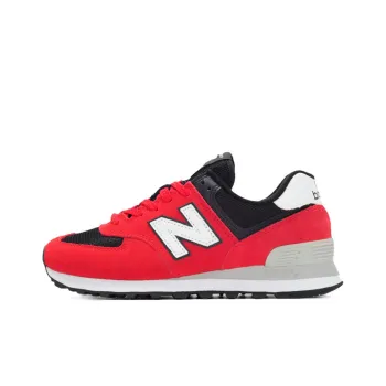 New Balance 574 Series Black/Red/White