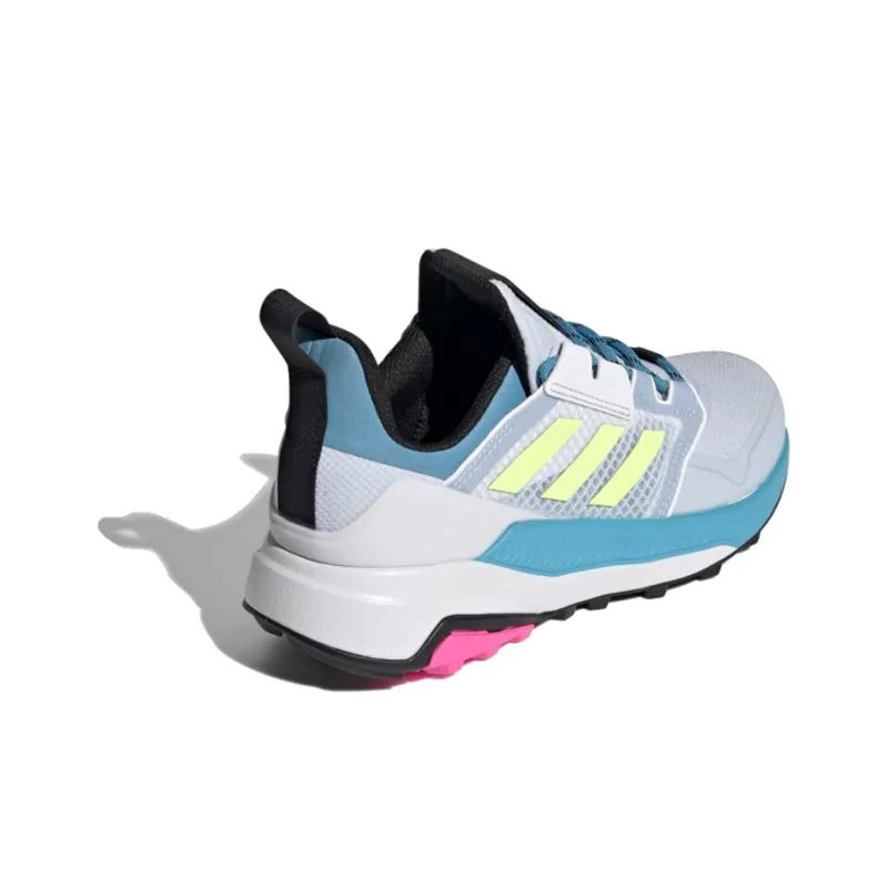 Adidas Terrex Trailmaker Breathable Low-Top Outdoor Shoes Women's Blue Gray Green-3