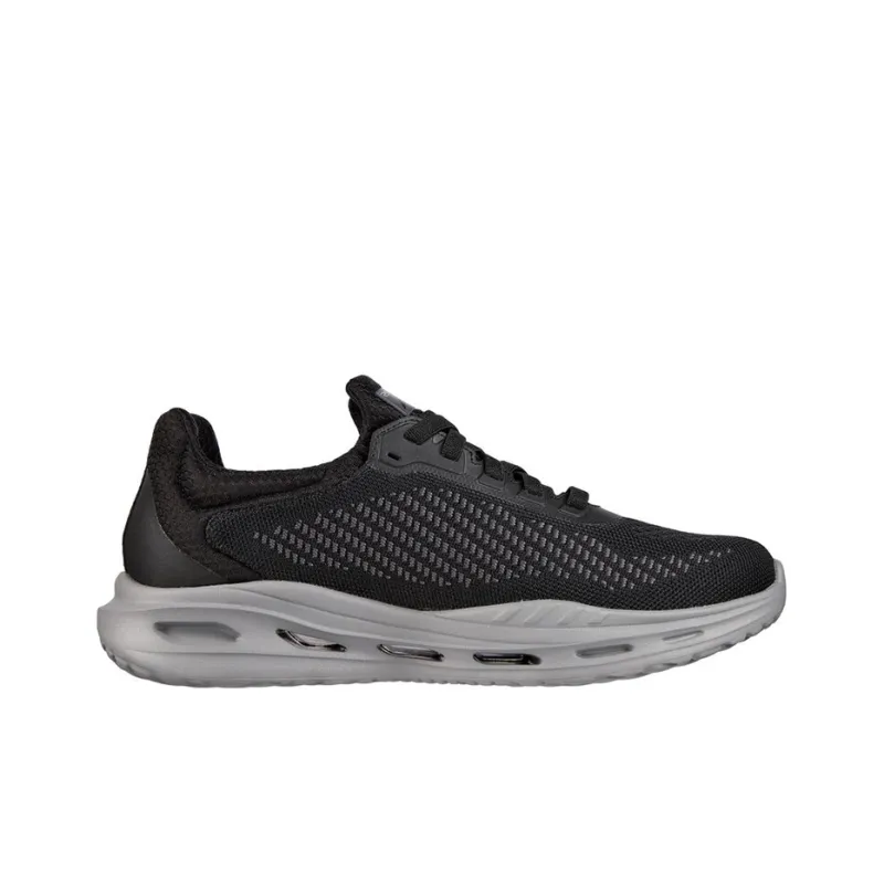 Skechers Cushioning, Breathable, Abrasion Resistant, Coverage, Slip Resistant Low Top Running Shoes Men's Black-1