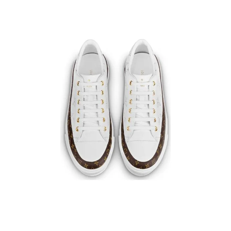 LOUIS VUITTON Lv Stellar Sports Shoes White Women's-4