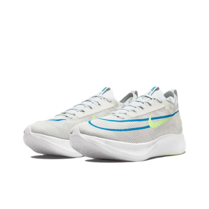 Nike Zoom Fly 4 Summit White Imperial Blue Lime Glow-2