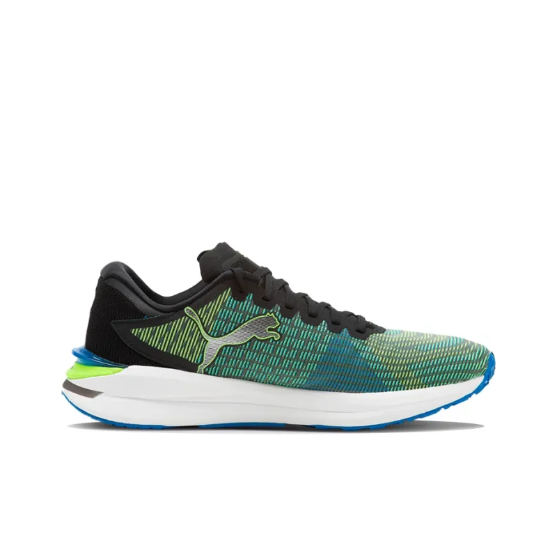 PUMA Electrify Nitro Cushioned Anti-Slip And Wear-Resistant Lightweight Low-Top Running Shoes Unisex Green Black-1